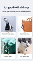 Traceur intelligent anti-perte Andruid iOS pour l'application Findmytag, localisateur de portefeuille, de clés, de bagages et de valises