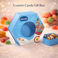 Boîte Cadeau de Noël Personnalisée Haut de Gamme Écologique pour Bonbons et Snacks – Emballage OEM ODM en Papier Qualité Alimentaire pour Chocolats et Friandises – Finition Mate pour les Fêtes