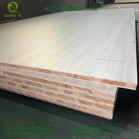 Panneau de meuble en mélaminé brillant Qiangyi 18 mm, chêne eucalyptus blanc, pour la conception d'armoires de cuisine