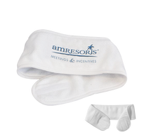 Bandeau de spa en éponge de coton bon marché de haute qualité pour femmes logo personnalisé