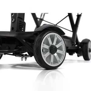Nhỏ gọn tự động gấp <span class=keywords><strong>4</strong></span> bánh xe scooter điện với PU bọt ghế & hấp thụ sốc, 23kg NW - Product Image 2