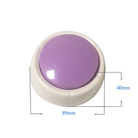 Nouveau haut-parleur enregistrable de bouton de chien enregistrable de voix avec le buzzer de poussée pour la formation d'animal familier