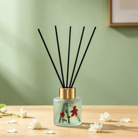 Diffuseur de parfum sans flamme haut de gamme, senteur jasmin, longue durée, écologique, 50 ml, parfum d'ambiance pour salle de bain