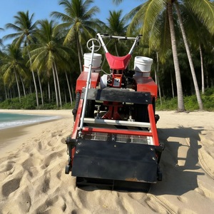 Limpiador de arena manual con empuje a pie, máquina de limpieza de playa, equipo de cribado de arena manual - Product Image 1
