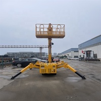 Grue araignée télescopique sans fil télécommandée, électrique/diesel, capacité 3T, pour levage en espace restreint