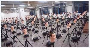 Pas cher Cosmétologie 100% Cheveux Humains <span class=keywords><strong>Afro</strong></span>-Américaine <span class=keywords><strong>Salon</strong></span> Pratique Coiffeur Tressage <span class=keywords><strong>Afro</strong></span> Formation Mannequin Dummy Poupée Tête - Product Image 5