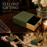 Boîte cadeau personnalisée haut de gamme avec tiroir intérieur, plateau pour logo, emballage pour produits d'entreprise et électroniques