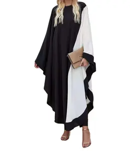 Fashion dubia best long kaftan abaya women abito musulmano turchia 2023