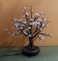 Weihnachts-LED-Bonsai-Baumleuchte für Zuhause, Hotelzimmer und Außenbereich, IP65, Tischleuchte aus Kunststoff
