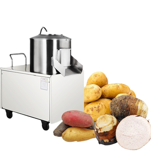 Machine industrielle automatique électrique pour peler, couper, trancher et dicer les légumes, tels que les pommes de terre, les aubergines et plus encore - Product Image 1
