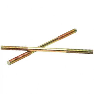 Bullone a Perno Filettato Completo in Acciaio al Carbonio Zincato Giallo della Fabbrica <span class=keywords><strong>Handan</strong></span> per Applicazioni Edili, Petrolchimiche ed Energetiche - Product Image 3