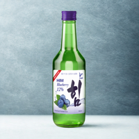 Soju coréen à prix raisonnable, liqueur de myrtille, boisson traditionnelle coréenne pour cocktails, fabriqué au Vietnam