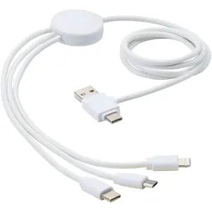 Cable de carga 5 en 1, antibacteriano puro, gadgets personalizados - Product Image 1