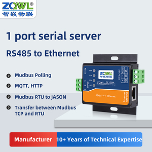 ZQWL-GE100M Industrial <strong>RS485</strong> to Ethernet Modbus Converter Manufacturer's <strong>Server</strong> for IoT Communication &amp; Networking Applications - Product Image 6