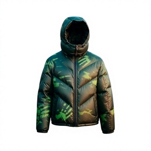 Custom Hydrochromic Thermochromic Temperature Color Changing Puffer Down Jacket Winter Water Resistance Reactive <b>Heated</b> <b>Coats</b> - Product Image 2