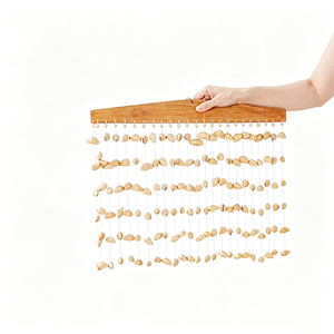Natural Nut Shell <b>Wind</b> <b>Chime</b> Handcraft for Birthday Gift Home Decor Healing Instrument for Yoga Meditation - Product Image 1