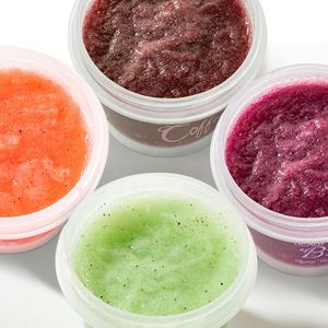 Gommage corporel naturel de marque privée OEM soins de la peau exfoliant blanchissant bio pêche/myrtille/raisin sel sorbet sucre gommage corporel - Product Image 2