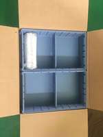 Boîtes industrielles pliables mural, bacs de rangement en plastique, grandes boîtes, nouveauté 2020