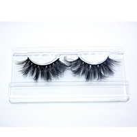 ET3 plateau de cils vide, 25mm, étui de cils vide, cils en vison, vente en gros, faux cils et outils
