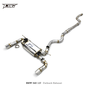Échappement arrière BSK pour <span class=keywords><strong>BMW</strong></span> 340/340i/440/440i 3.0T 2016-2023, système d'échappement en acier inoxydable avec silencieux et son actif - Product Image 6