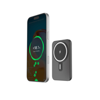 Nouveaux Produits Tendance 2026 – Power Bank Magnétique Ultra-Fin Magsafe à Charge Rapide PD 22.5W avec Logo LED