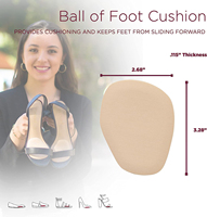 Inserts à talons hauts pour femmes-Coussinets métatarsiens pour talons hauts-Soulager la douleur au talon haut avec les inserts de chaussures adhésifs
