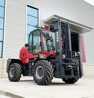 Mehrzweck-Fabrik- und Landwirtschafts-Geländestapler 3 Tonnen 3,5T 4T 5T 6 Tonnen 4WD Allradantrieb Diesel-Gabelstapler für Raues Gelände