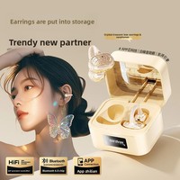 Écouteurs intra-auriculaires OWS Bluetooth à clipser, sans fil, étanches, légers, stéréo HiFi, pour le sport et la course à pied