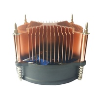 Dissipateur de chaleur pour processeur de PC et ventilateurs de refroidissement de 92mm pour Intel Socket Lga775 Lga1156 et Sleeve Silent PWM 4p Copper Cpu Air Cooler