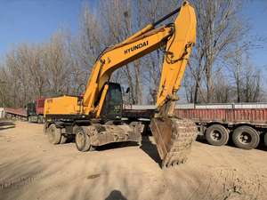 Excavadora de ruedas Hyundai 210W-7 de alta calidad, hecha en Corea del Sur, usada en Shanghai 210, excavadora de - Product Image 3
