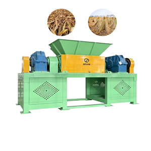 Broyeur multifonction à double arbre OEM pour déchets agricoles, broyeur de paille de culture, machine à broyer les épis de maïs et la paille. - Product Image 1