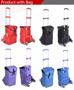 Draagbare Aluminium Bagagewagen Met Verstelbaar Handvat Aanpasbaar FHT75-6S Trap Klimkar Platform Structuur - Product Image 3