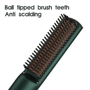 Cepillo Alisador de Cabello Eléctrico de Cerámica, Plancha de Pelo con Peine Estilizador para Uso Doméstico y Hotelero, Peine de Iones Negativos para Hombres - Product Image 6