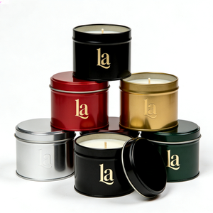 Latas de Lujo para Velas de 8 Onzas con Tapas, Impresión de Logotipo Personalizado, para Manualidades y Almacenamiento - Product Image 5