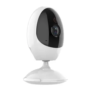 AKS 홈 보안 카메라 시스템 180 도 VR 물고기 눈 무선 실내 카메라 보안 야간 투시경 스마트 홈 카메라