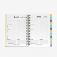 Cahier personnalisé A5 de gratitude quotidienne pour maman conçu à la mode planificateur à spirale Journal Agenda Cahier Livretas for Personal