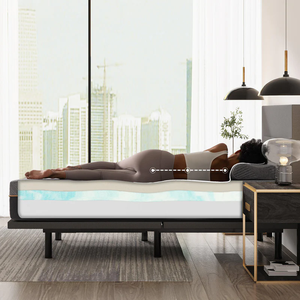 Colchón de Hotel de firmeza media personalizado, resorte de látex de espuma viscoelástica de Gel con cubierta extraíble, refrigeración, muebles de dormitorio para el hogar - Product Image 4