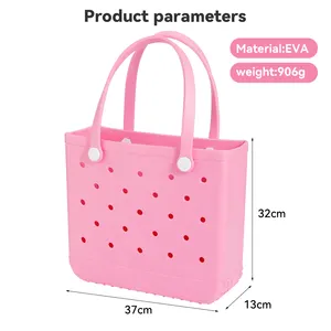 Outdoor Waterproof Summer Rubber Large Capacity Tote Eva Beach Bag