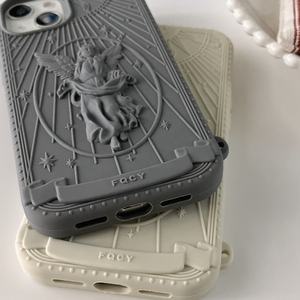 MAXUN Fabricant INS Solide Couleur 3D Lady <span class=keywords><strong>Liberty</strong></span> Creative Drop Proof Soft Mobile Phone Cases Pour iPhone 11 12 13 14 15 Promax - Product Image 4