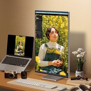 FHD QHD UHD จอ LCD โค้งแบน27นิ้วจอเล่นเกมปรับขาตั้งจอภาพคอมพิวเตอร์ตั้งโต๊ะ32 "4K สำหรับสำนักงาน - Product Image 2