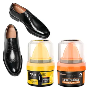 manufacturer wholesale make black white shoe polish cream shoe polish light brown leather care products