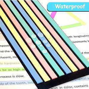 Notes autocollantes transparentes en PET de 160 pages, marque-pages, index et intercalaires pour livres et carnets - Product Image 5