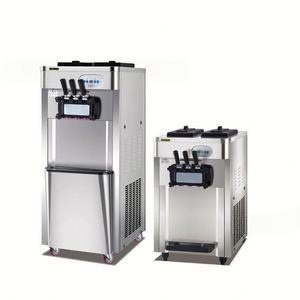 Machine à glace molle commerciale 18L, machine à yaourt glacé, machine à crème glacée avec 2+1 <span class=keywords><strong>saveurs</strong></span>, machine à glace molle - Product Image 3