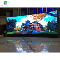 Pantalla LED para Fondo de Escenario de DJ, P1.56, P2.6, P3.91, P4.81, Pantalla LED de Video para DJ, Pantalla LED Portátil de Alquiler