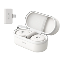 Microphone sans fil Boya OMIC-D/U, réduction du bruit avec étui de charge pour iPhone USB-C smartphones Android ordinateurs portables