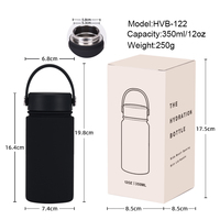 Gobelet isotherme en acier inoxydable à double paroi de 350 ml (12 oz) avec logo personnalisé, pour les voyages, le café, idéal comme cadeau d'entreprise