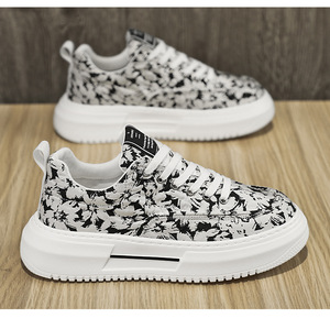 Chaussures de sport pour hommes, version coréenne, polyvalentes, antidérapantes, à semelle épaisse, tendance, décontractées et polyvalentes. - Product Image 6