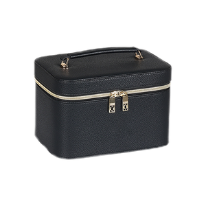 Hot <strong>Sale</strong> Customized Colorful Makeup <strong>Bag</strong> With Mental Zipper PU <strong>Cosmetic</strong> <strong>Bag</strong> With LED Light High Quality Travelling Lipstick <strong>Bag</strong> - Product Image 2