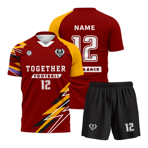 ชุดเสื้อฟุตบอลฝึกซ้อมสำหรับผู้ชายและเด็ก ประกอบด้วยชุดวอร์มสำหรับการเล่นฟุตบอลอย่างมืออาชีพ - Product Image 3