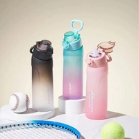 Nouvelle Bouteille d'Eau Goût Cola 720 ml, Sans BPA, en Plastique Tritan, Parfum Fruité, pour Boire de l'Eau Aromatisée